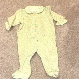 Floral Carter’s Footie Pajamas